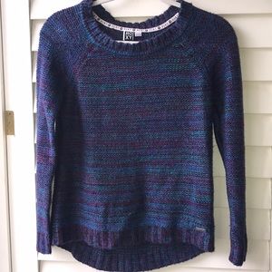 Roxy Purple & Turquoise Knit Sweater